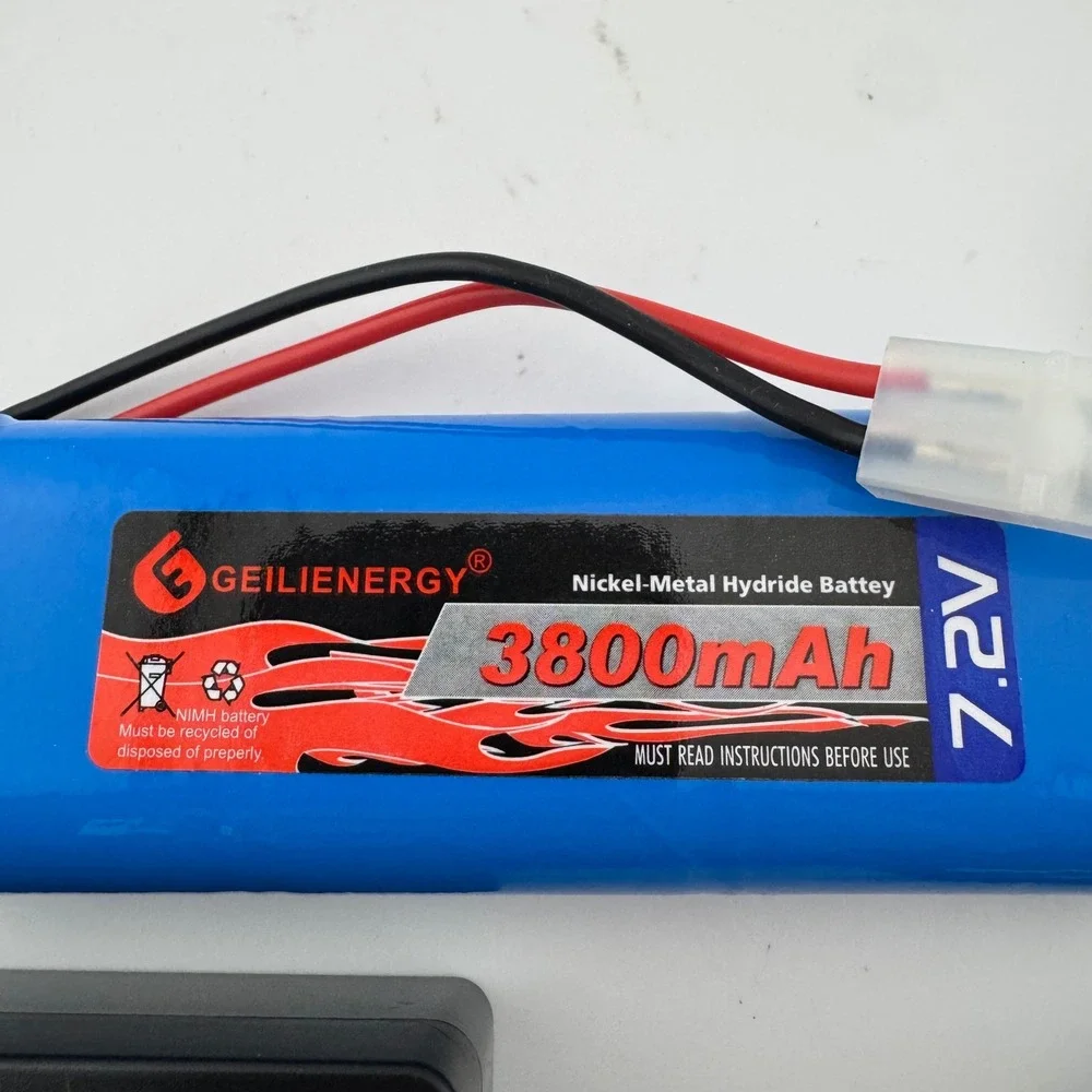 Geilienergy 7.2V 3800mAh NiMH Battery Pack with AC Adapter Charger RC Hobby Blue